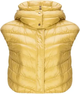 Herno Dames, Jassen, Geel, Maat: L Polyamide
