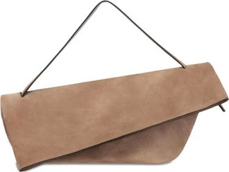 Alberta Ferretti Borsa a spalla in pelle scamosciata - Verde