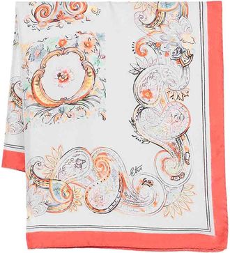 Etro Patterned Silk Scarf