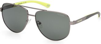 Skechers SE00038 Polarized 09R Mens Sunglasses Gunmetal Size 58