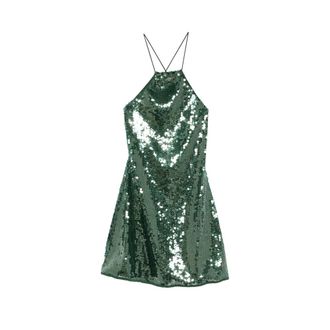 Os&eacute;ree Sequinmbellishment Mini Dress