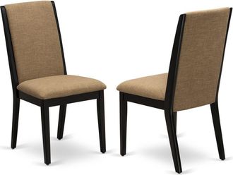 East West Furniture Parson Chairs-, LAP1T47