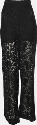Zimmermann Black Lace Palazzo Pants