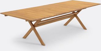La Redoute Interieurs Plooibare tuintafel R&eacute;alto, acacia, 2 verlengstukken
