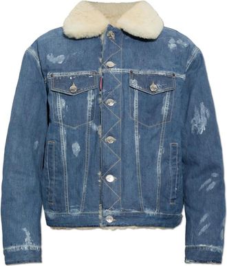 Dsquared2 Chaqueta Vaquera Estilo Vintage - Jackets - Hombre - Azul - 2XL