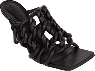 Bottega Veneta Womens Lambskin Stretch Mule (Authentic Pre-Loved)