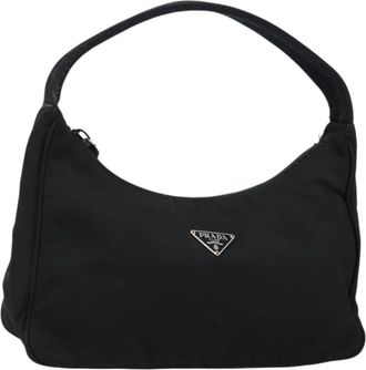 Prada Re-Edition 2000 Hobo Tessuto Black Nylon Bag (Pre-Owned)