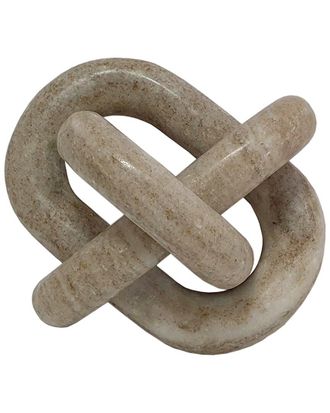 A&B Home Decorative Marble Chain Sculpture