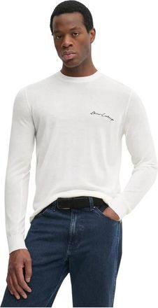 A|X Armani Exchange Round-neck Truien - Heren - Ronde hals truien - Beige - 2XL - Truien & Vesten