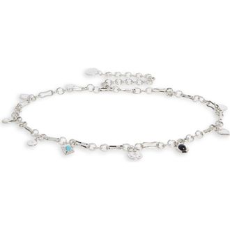 Vince Camuto Mixed Charm Chain Belt in Silver at Nordstrom Rack, Size Large/x-Large