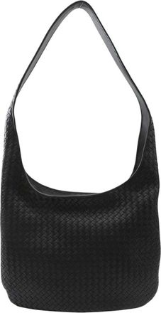 Bottega Veneta Black Veneto Large Crossbody Bag