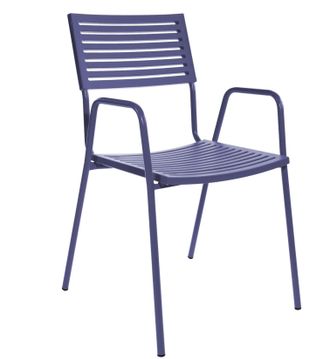 Schubiger M&ouml;bel Gartenstuhl Bodensee Lamello mit Armlehne