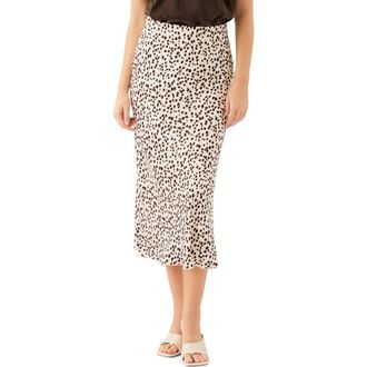 Fifteen Twenty Mia Bias Midi Skirt in Print at Nordstrom, Size X-Large