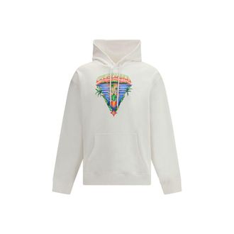 Casablanca White Cotton Mens Sweatshirt