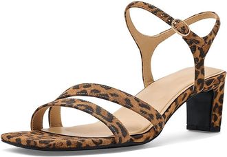 Rockport Teddy Womens Dress Sandals Leopard Suede : 6.5 W (C)