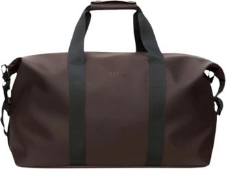 Rains Hilo Weekend Bag - Heren - Tassen - Bruin - Maat: ONE Size Poliester