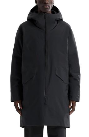 Veilance Monitor Waterproof 850 Fill Power Down Coat in Black at Nordstrom, Size X-Large