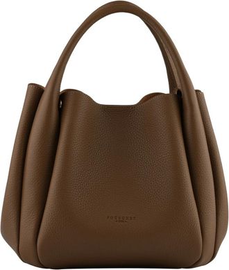Pourchet Citrouille Grote Tas - Dames - Tassen - Beige - Maat: ONE Size Leer