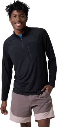Backcountry Destination 1/4-Zip Top - Mens in Black at Nordstrom, Size Xx-Large