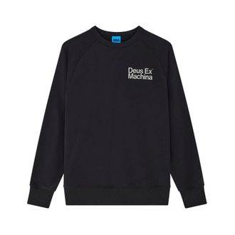 Deus Sweatshirts, male, Black, Size: XL Plenty Good Crew Sweatshirt