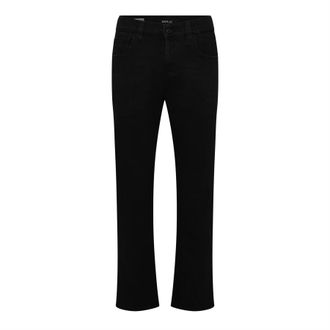 Replay Womens Replay Cropped Jeans in Black