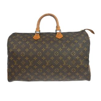 Louis Vuitton Speedy Handbag Monogram Canvas Brown Canvas Handbag (Pre-Owned)