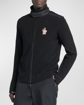 Moncler Mens Base Fleece Cardigan