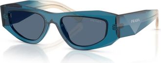 Prada B19S Zonnebrillen - Heren - Zonnebrillen - Blauw - 52 MM - Accessoires