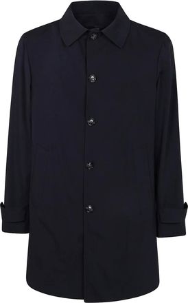 Barba Cappotto in lana - Blu