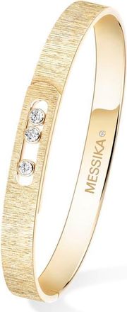 Messika Move Noa Ciselle Diamond Bangle Bracelet in Yellow Gold at Nordstrom