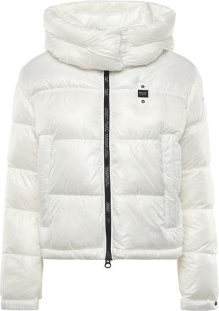 Blauer Gloria Down Jacket - Dames - Winterjassen - Wit - XS - Leer - Jassen