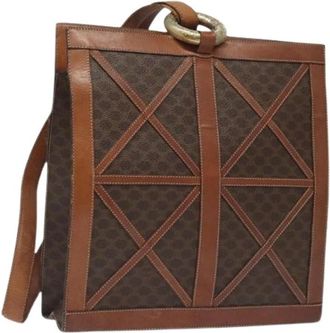 Celine Pre-owned Plastic celine-bags - Dames - Vintage Shopper - Bruin - ONE Size - Vintage