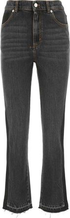 Alexander McQueen Flared Denim Jeans