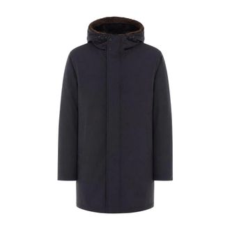 Herno Keystone Parka - Heren - Mantels - Blauw - Maat: M Poliester