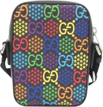 Gucci unisex, Pre-owned, Veelkleurig, Maat: ONE Size Leer