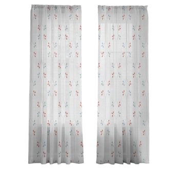 OEM Cortina Con Estampado Floral Natural, - Flor 1 130x213cm