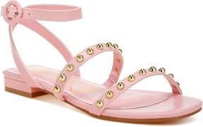 London Rag Flippity Studded Ankle Strap Sandal in Pink at Nordstrom Rack, Size 10