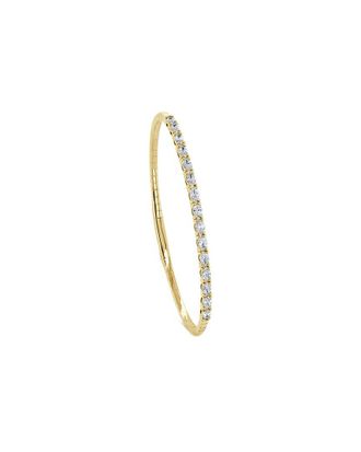 Sabrina Designs 14K 1.69 Ct. Tw. Diamond Flexible Bangle