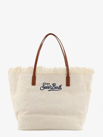 MC2 Saint Barth Borsa a spalla Le city bag in canvas con ricami all-over - MC2 SAINT BARTH - gender_Woman