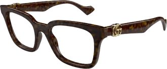 Gucci Glasses, female, Brown, Size: 51 MM Optical Frame