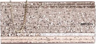 Jimmy Choo London Sweetie Clutch Bag - Dames - Clutches - Geel - ONE Size - Leer - Tassen
