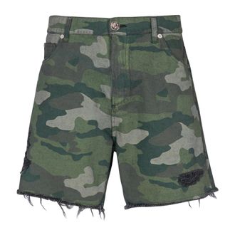 Balmain Hombre, Pantalones cortos, Verde, Talla: L