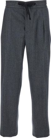 Dolce & Gabbana Grey Drawstring Waist Pants