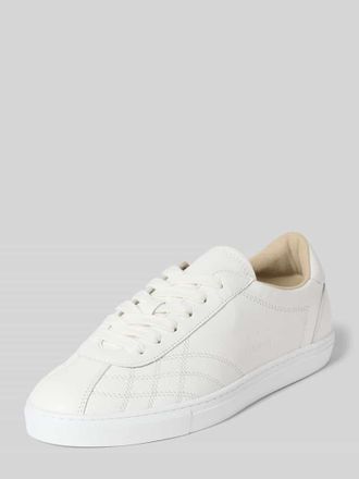 Copenhagen Sneaker aus echtem Leder mit Logo-Pr&auml;gung in Weiss, Gr&ouml;&szlig;e 36