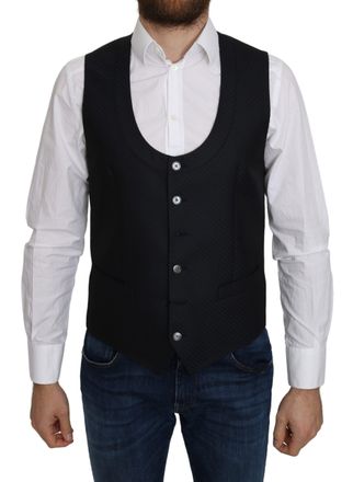 Dolce & Gabbana Zwarte Vest Classic Fit