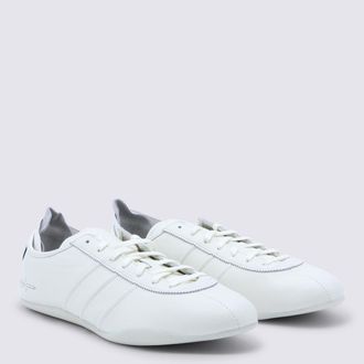 Yohji Yamamoto Logo-Signed Low-Top Sneaker - White
