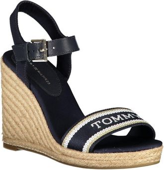 Tommy Hilfiger Espadrille Wedge Sandal - Blue
