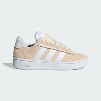 adidas Womens Grand Court Alpha Shoes - Beige Leather - Size UK 5.5