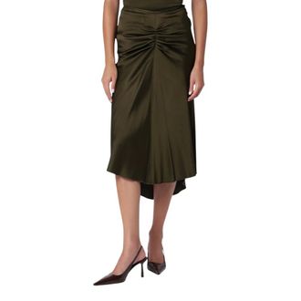 Victoria Beckham Falda Midi Bela - Skirts - Mujer - Verde - S