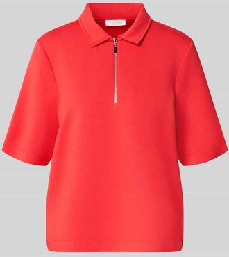 Christian Berg Regular Fit Poloshirt mit Rei&szlig;verschluss in Rot, Gr&ouml;&szlig;e XXL